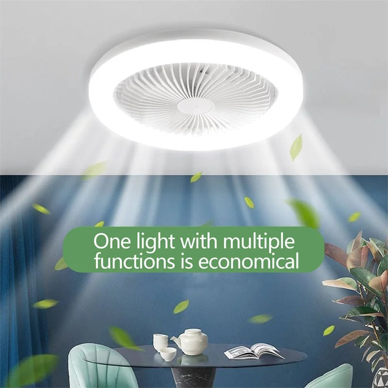 🔥 2-in-1  360 ° Rotating Ceiling Fan Light With Remote Control 😍