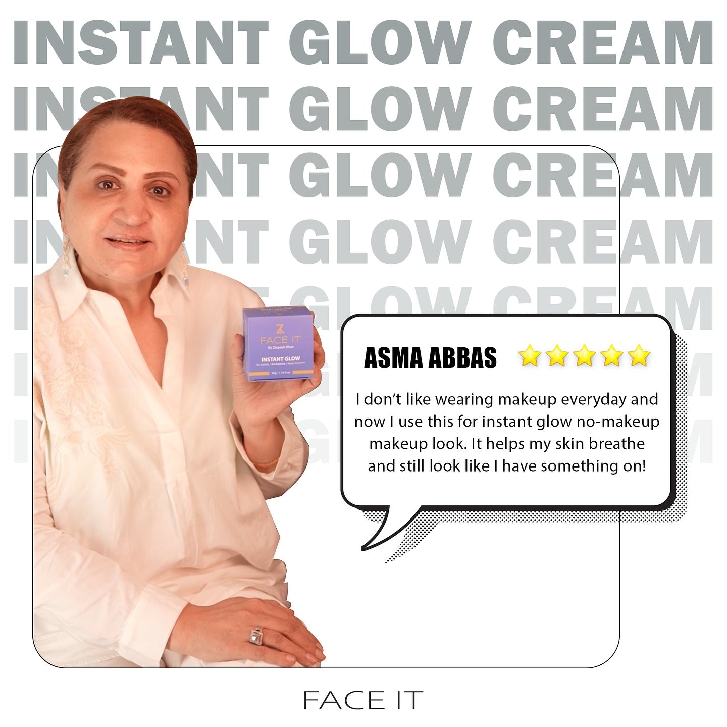 ✨ Instant Glow Cream by Dr Zarpash Khan – 30% OFF! Brighten & Glow Naturally