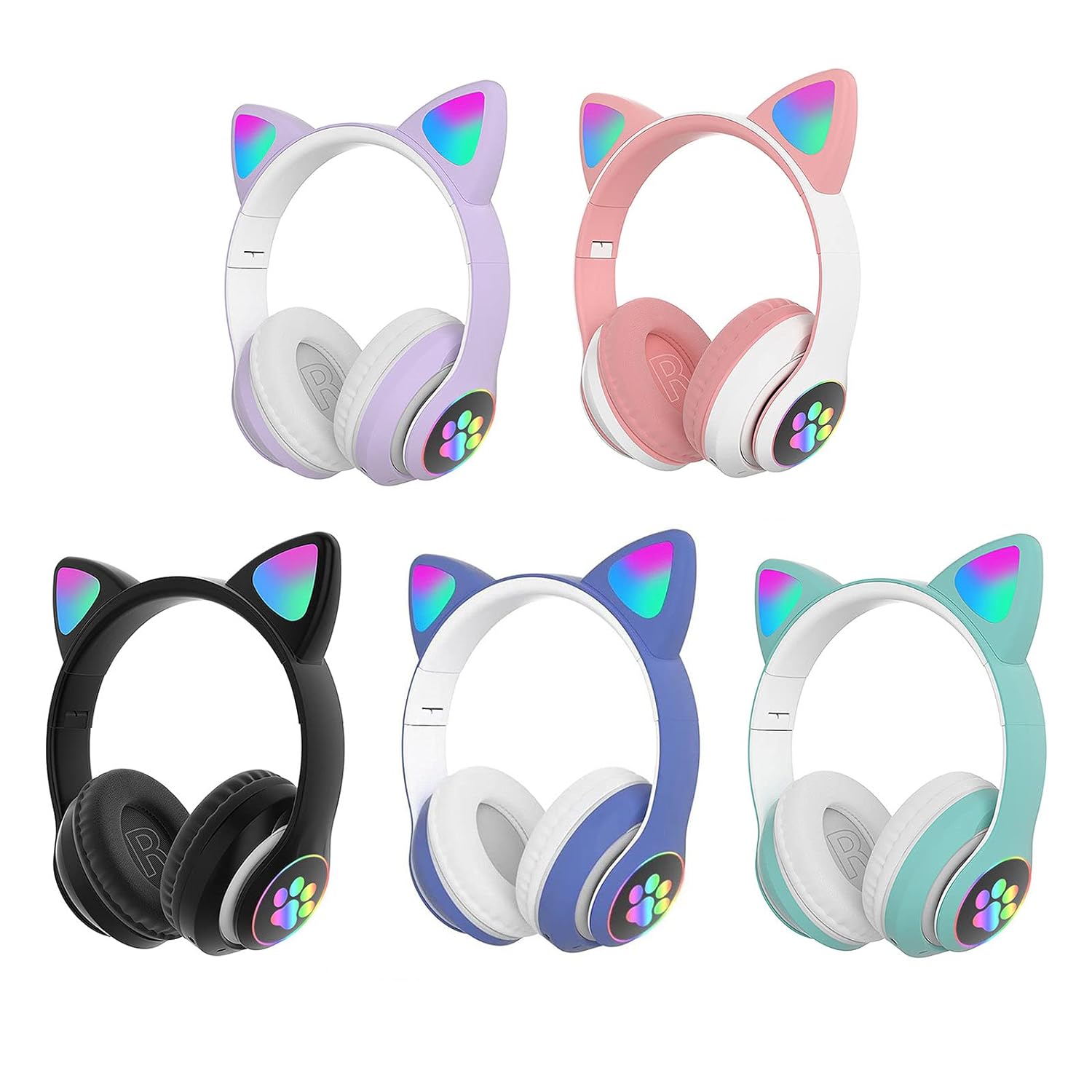 🎧 Wireless Cat Ear Headphones with Mic – Bluetooth, 50% OFF TODAY ONLY! 🐱✨