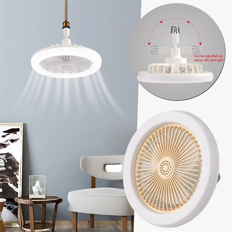 🔥 2-in-1  360 ° Rotating Ceiling Fan Light With Remote Control 😍