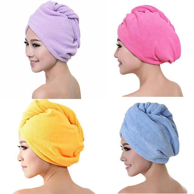 🔥 3-pcs Premium Cotton Quick Hair Drying Towel❤️,Quick Dry, Luxuriously Soft – Every Time. 💧✨” | 😍 Flat 45%OFF 🤩