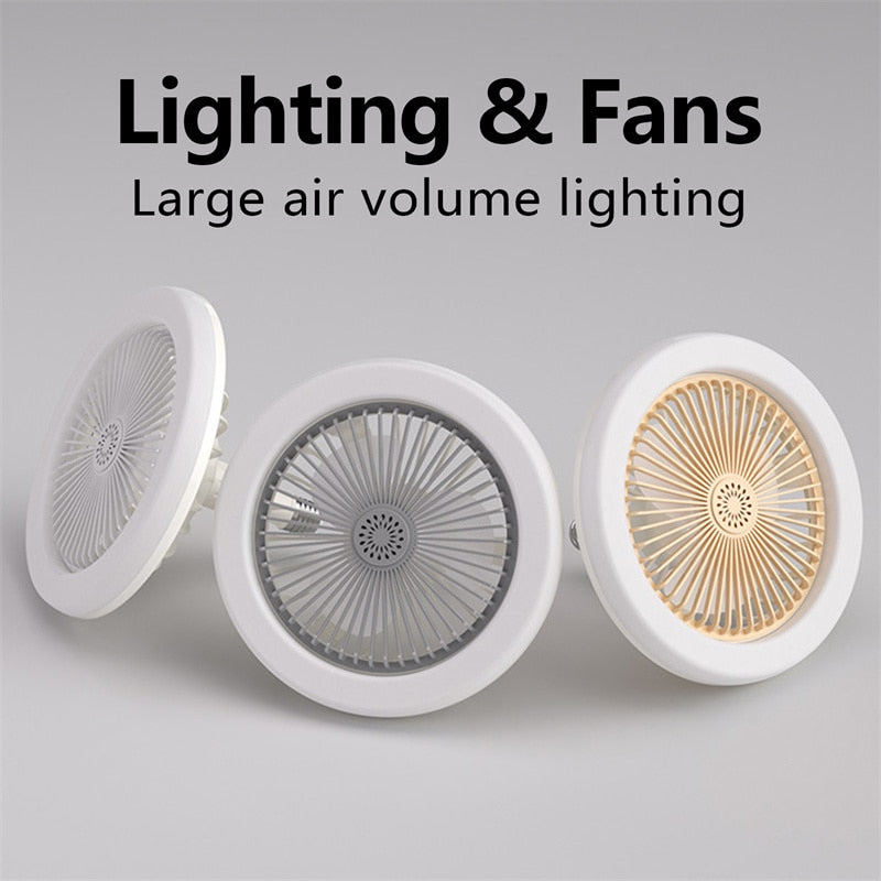 🔥 2-in-1  360 ° Rotating Ceiling Fan Light With Remote Control 😍